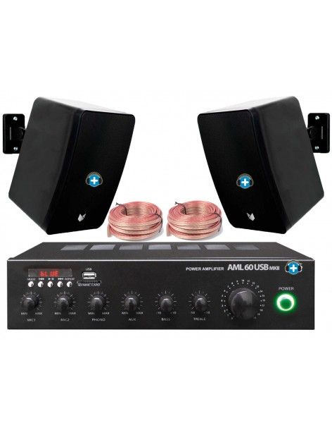 Audio Max Basic 40 Black - Kit Instalación de Audio para locales de 40m² - 13