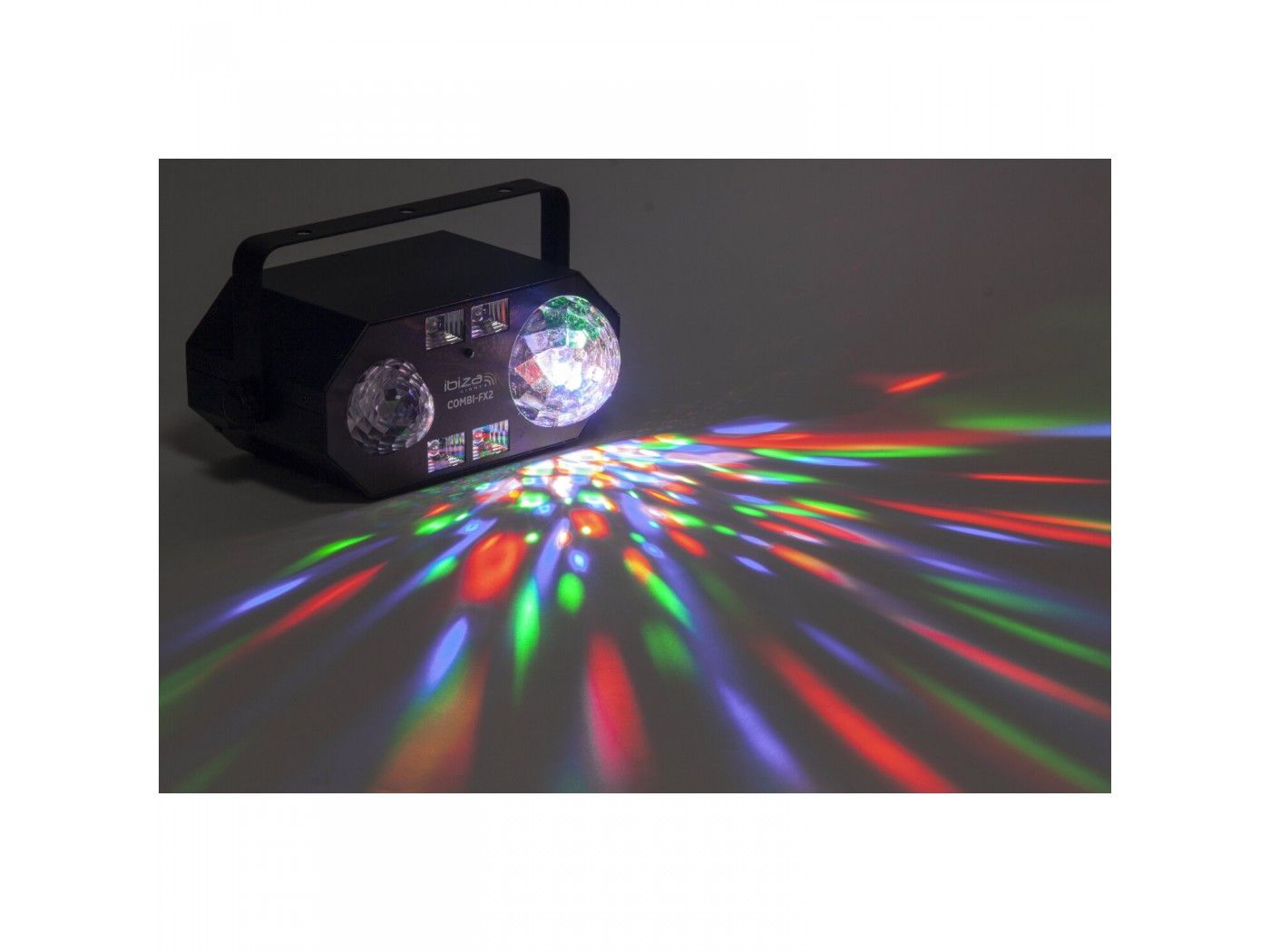 ibiza light COMBI-FX2 EFECTO DE ILUMINACIONE 4-EN-1 Con ASTRO, EFECTO DE AGUA, UV & STROBO - 8