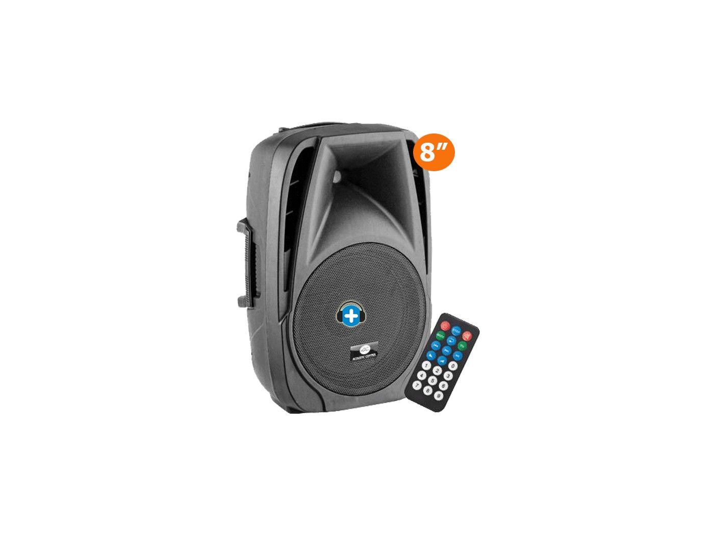 Par Altavoces Amplificados Activos Karaoke 200W LED + Bluetooth + USB Dj O  para