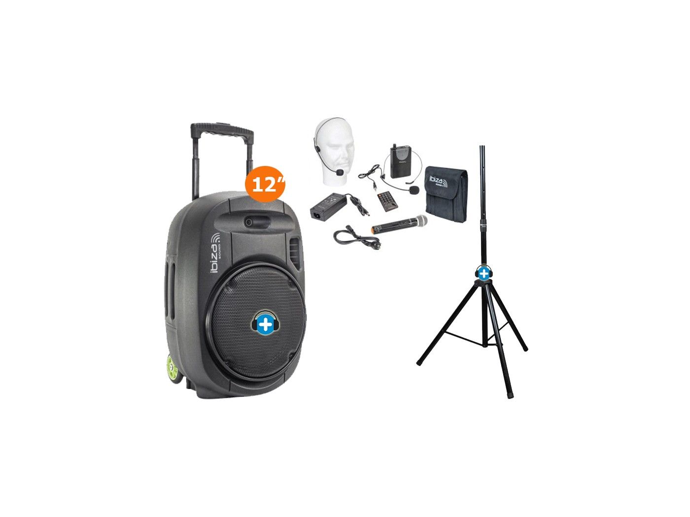 PACK IBIZA PORT 12 VHF MKII - Altavoz portatil con 800w - Basic - 4