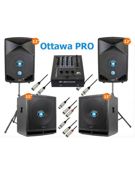 Ottawa PRO Equipo de sonido Dj