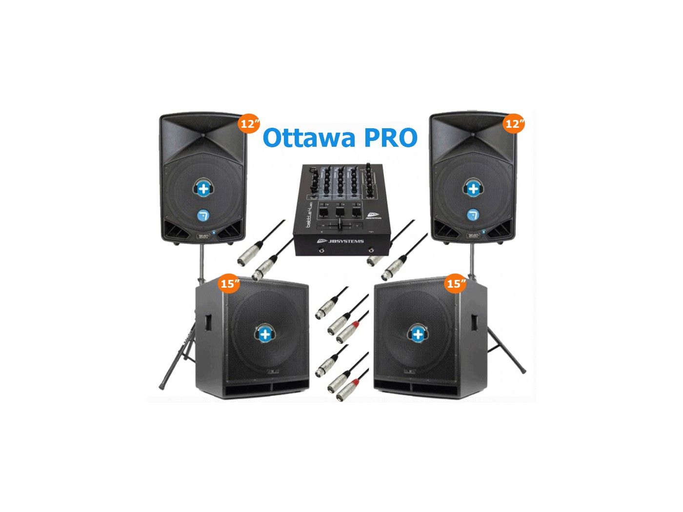 Ottawa PRO Equipo de sonido Dj
