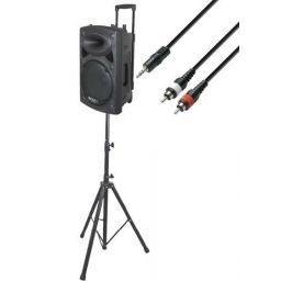 Pack Ibiza Port 8 VHF - Altavoz portatil Bluetooth con bateria de 8 pulgadas - 1 2