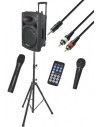 Pack Ibiza Port 10 VHF - Altavoz portatil Bluetooth con bateria de 10 pulgadas