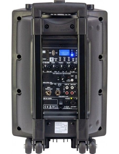 Pack Ibiza Port 8 VHF - Altavoz portatil Bluetooth con bateria de 8 pulgadas - 5