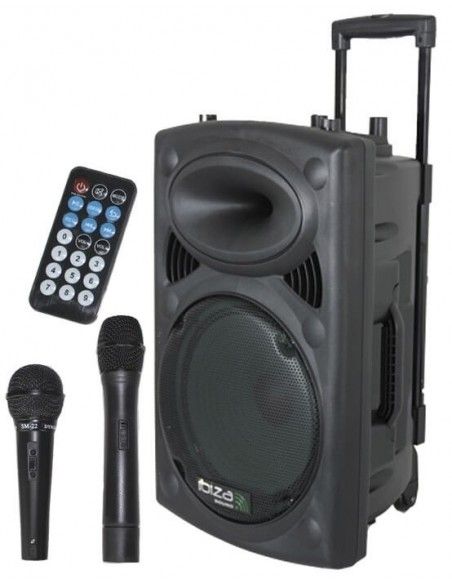 Pack Ibiza Port 8 VHF - Altavoz portatil Bluetooth con bateria de 8 pulgadas - 11