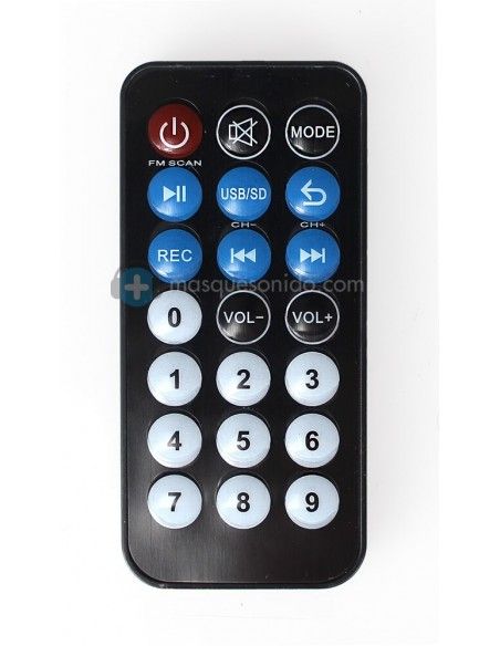 Pack Ibiza Port 8 VHF - Altavoz portatil Bluetooth con bateria de 8 pulgadas - 17