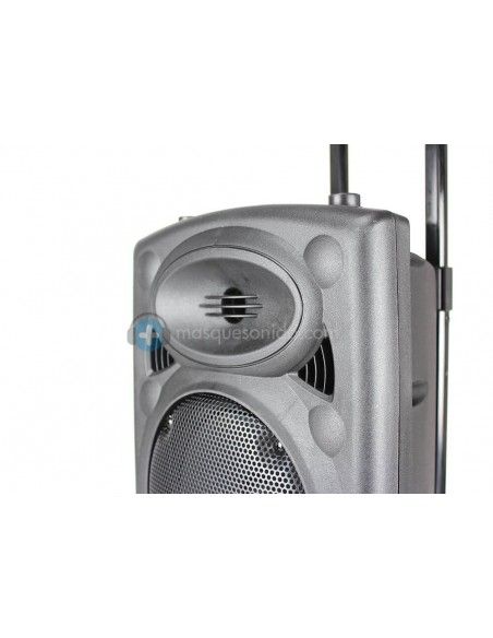 Pack Ibiza Port 8 VHF - Altavoz portatil Bluetooth con bateria de 8 pulgadas - 20