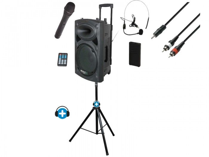 Port 12 VHF - Altavoz portatil Bluetooth con bateria de 12 pulgadas