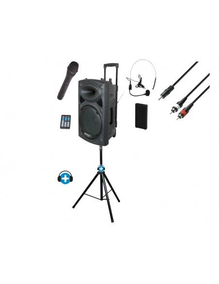 Port 12 VHF - Altavoz portatil Bluetooth con bateria de 12 pulgadas