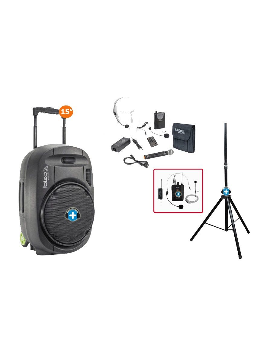 PACK  IBIZA PORT 15 VHF MKII - Pack ibiza Vocalista