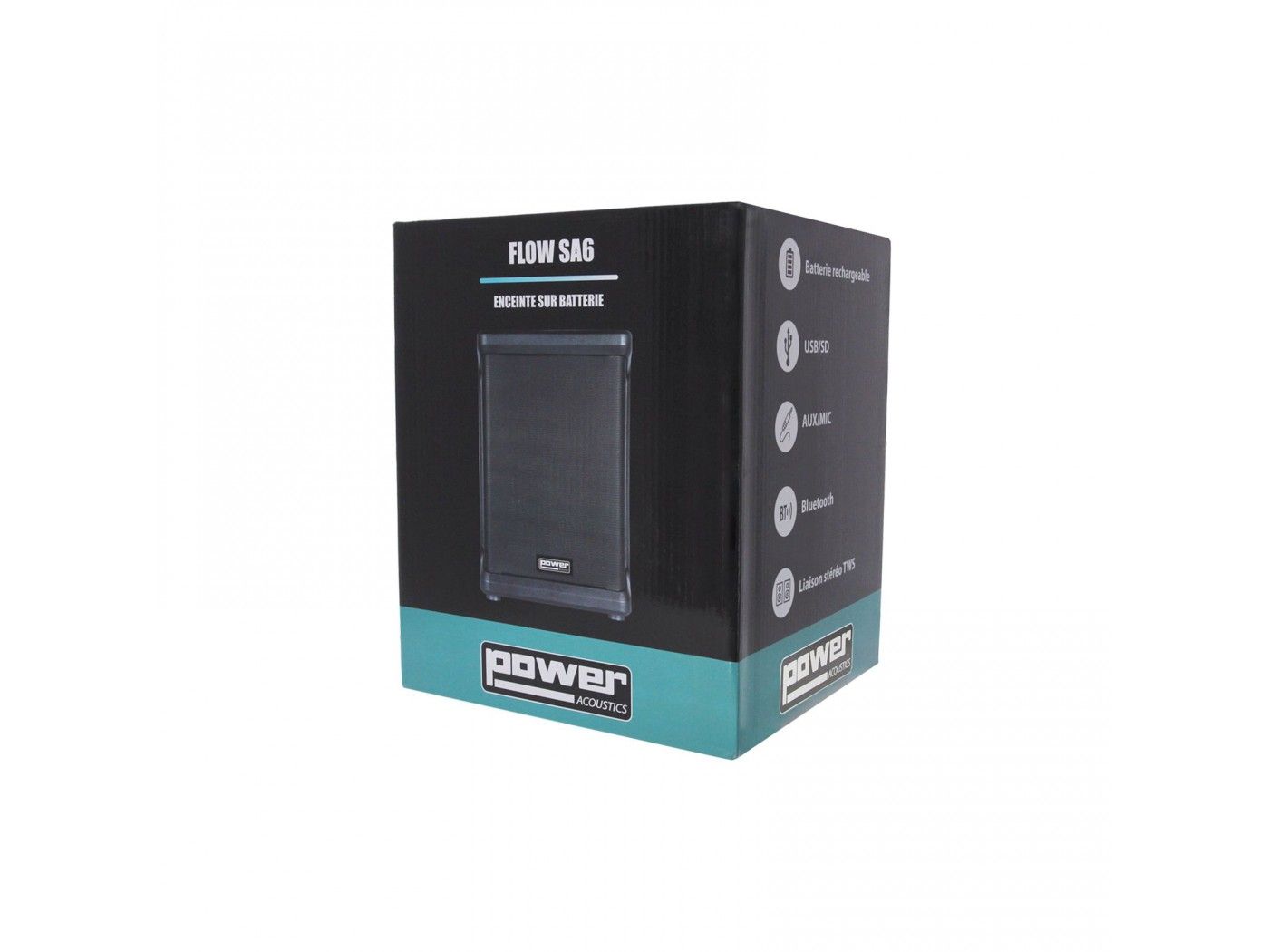 Power Acoustic FLOW SA6 Altavoz portatil bateria litio 6" - 6