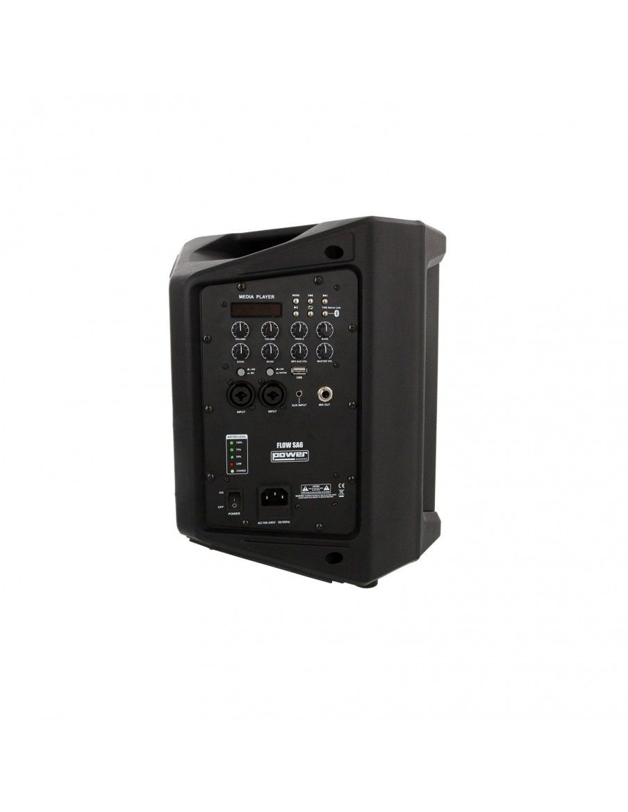 Power Acoustic FLOW SA6 Altavoz portatil bateria litio 6" - 7