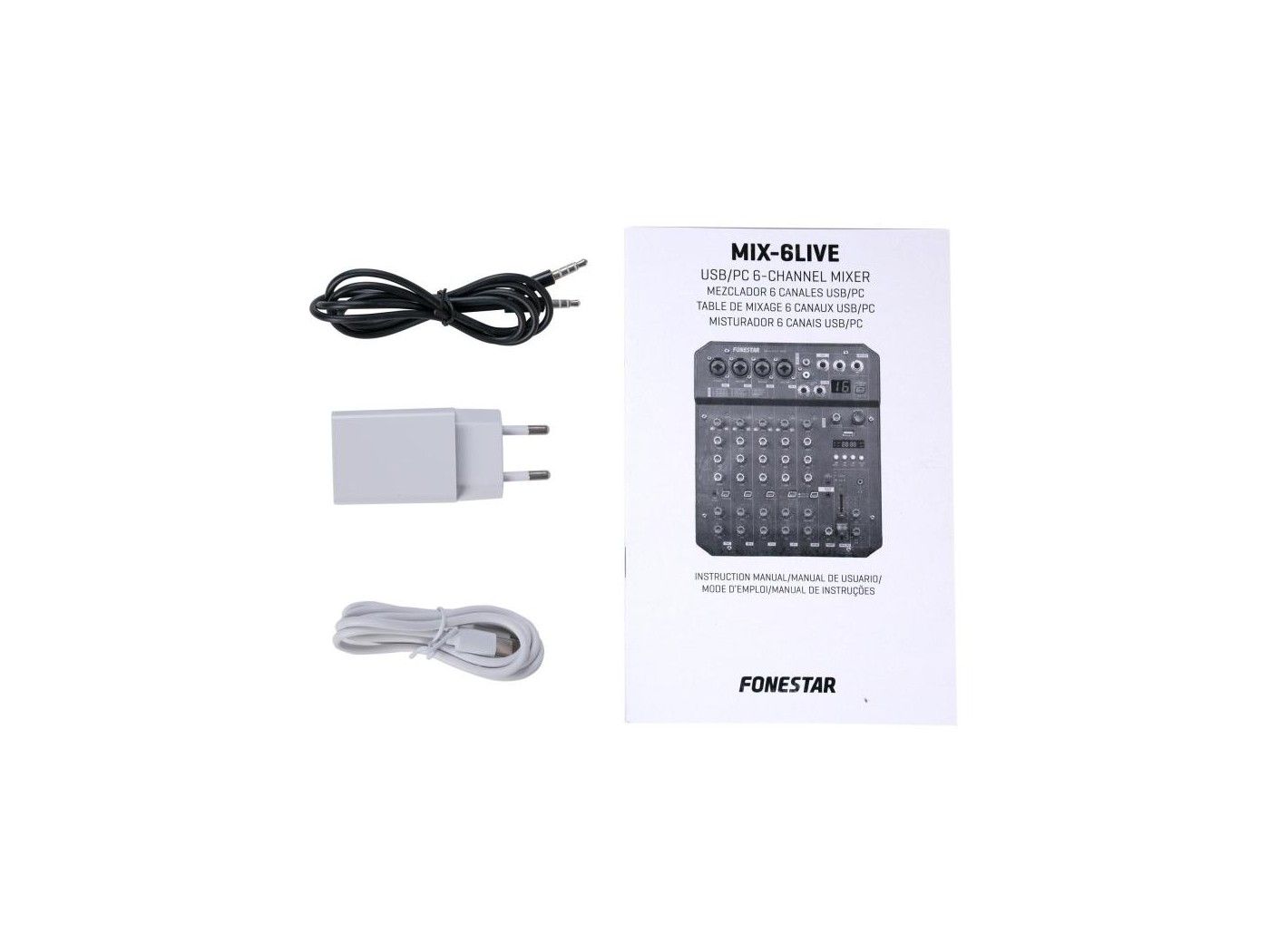 Fonestar MIX-6LIVE Mezclador estudio - 5
