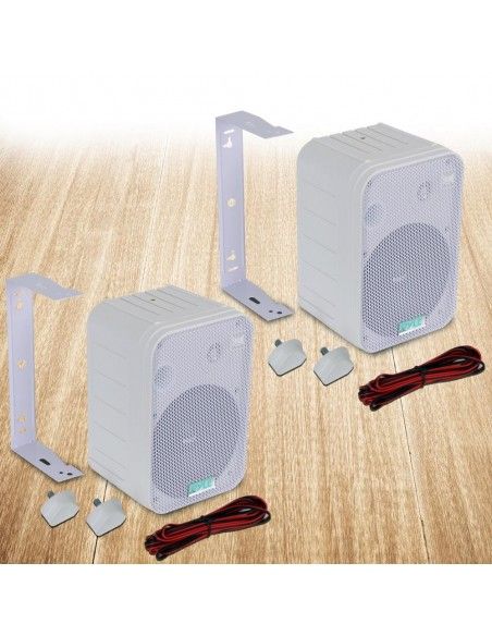 EQUIPO DE SONIDO PASADENA 60 WHITE HILO MUSICAL 6 ZONAS - 6 altavoces 6 pulgadas - 5