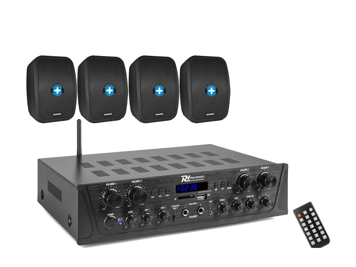 Kit hilo musical Play & Sound amplificador Bluetooth HiFi 2