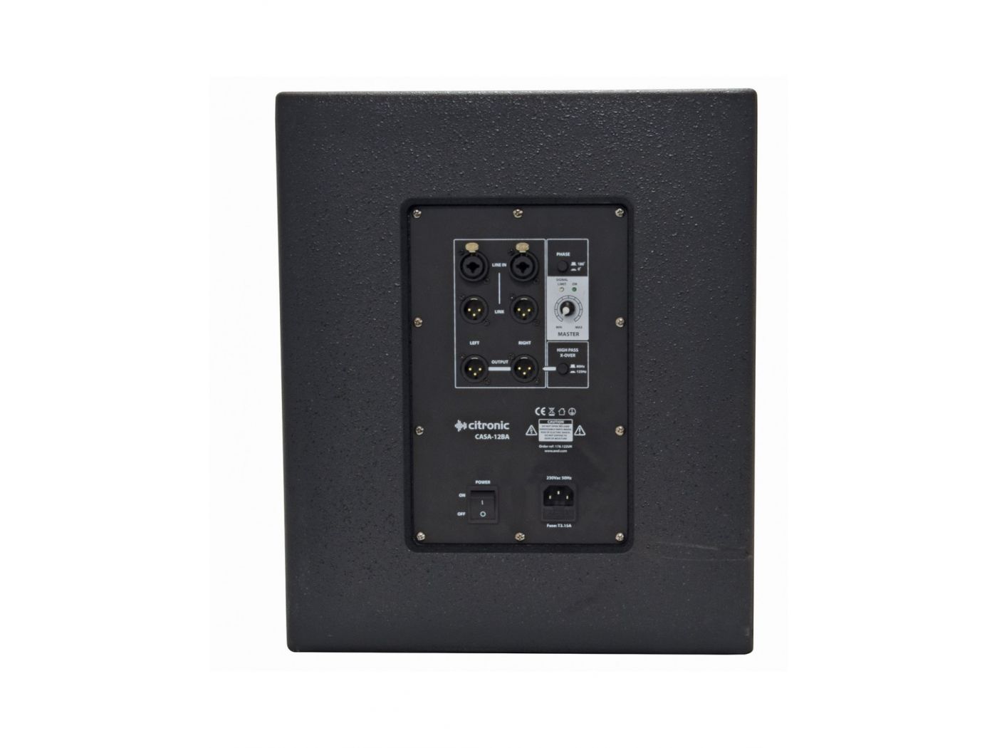 CITRONIC CASA-12BA Subwoofer Activo 12" 400W RMS - 4