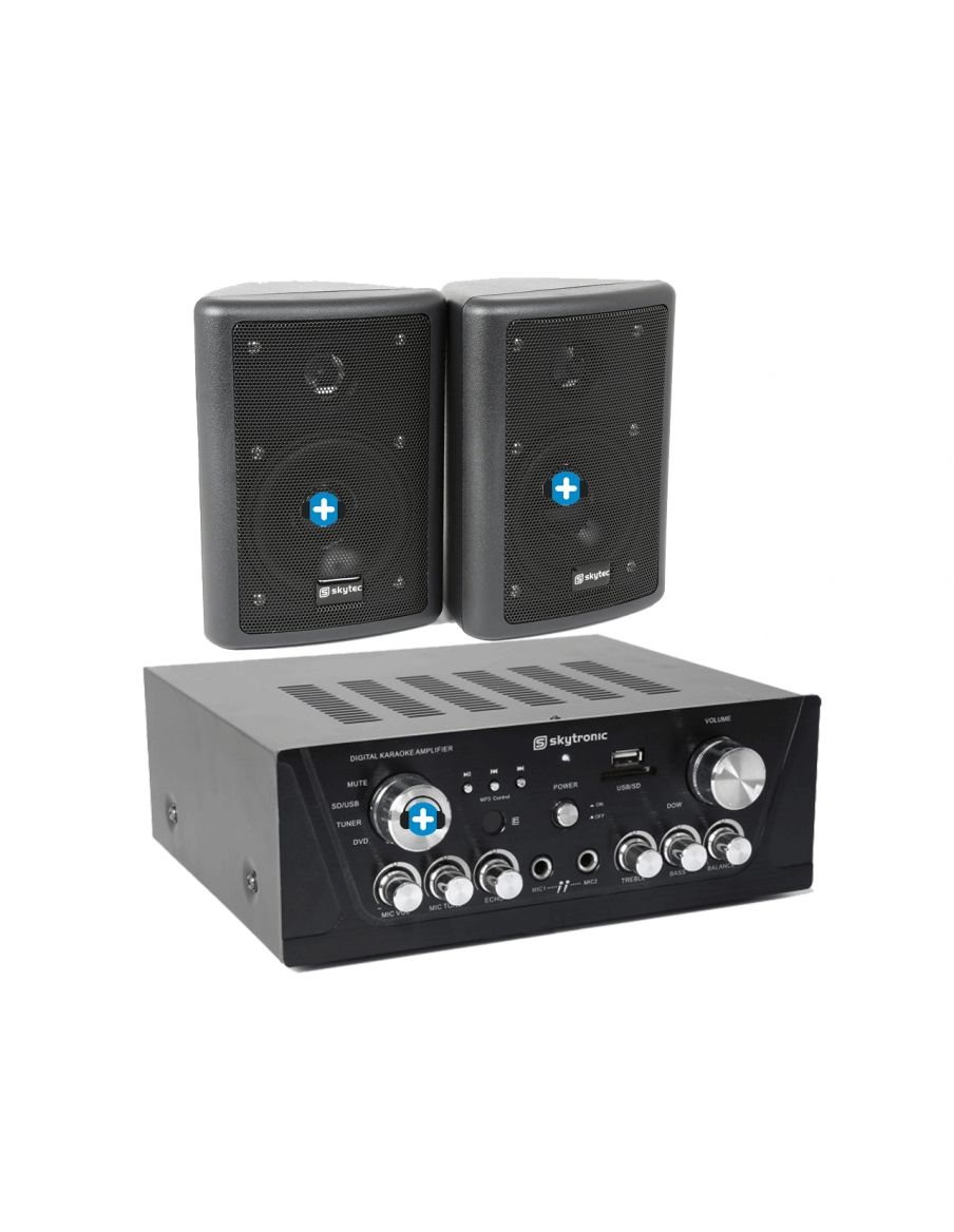 Easy System Altavoces Negros