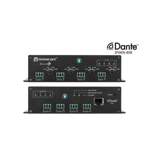 REELACART BLOCK 4 Interfaz de audio en red Dante - 1 2