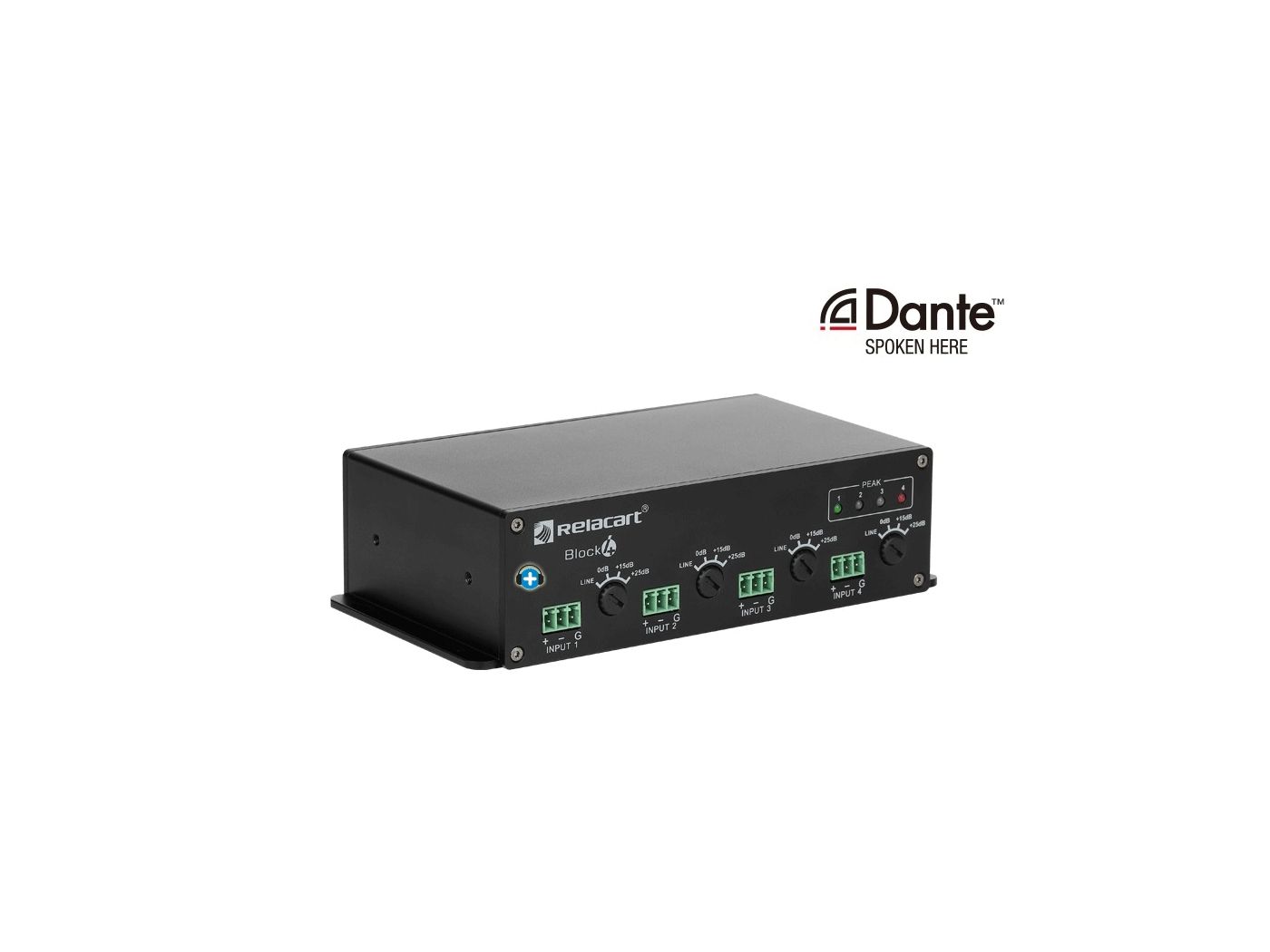 REELACART BLOCK 4 Interfaz de audio en red Dante - 3