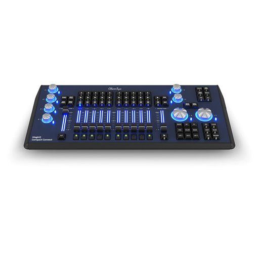 ChamSys MagicQ Compact Connect Hasta 64 universos de control con MASTER, CROSSFADE, 10 PLAYBACKS y todos los botones necesarios  2