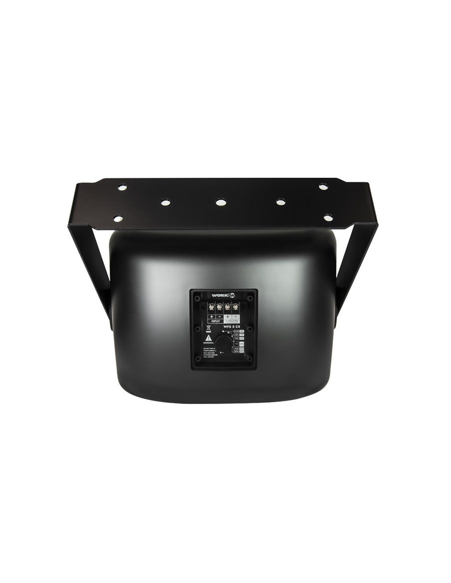 WORK Pro WFS 5 CX B Proyector de sonido 200 W @ 8 Ohm. 12.5 a 200 W @ L100V. Woofer coaxial 10'' + Driver 1''. IP 66.
