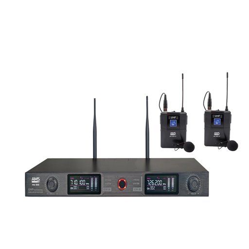 AMS MU 205 LV Sistema inalámbrico UHF de 2 canales