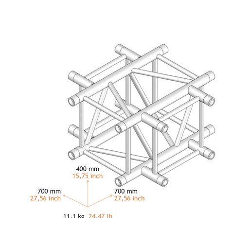 Fantek FK40Q CX90  (40 CX) Esquina en cruz. SERIE F 2