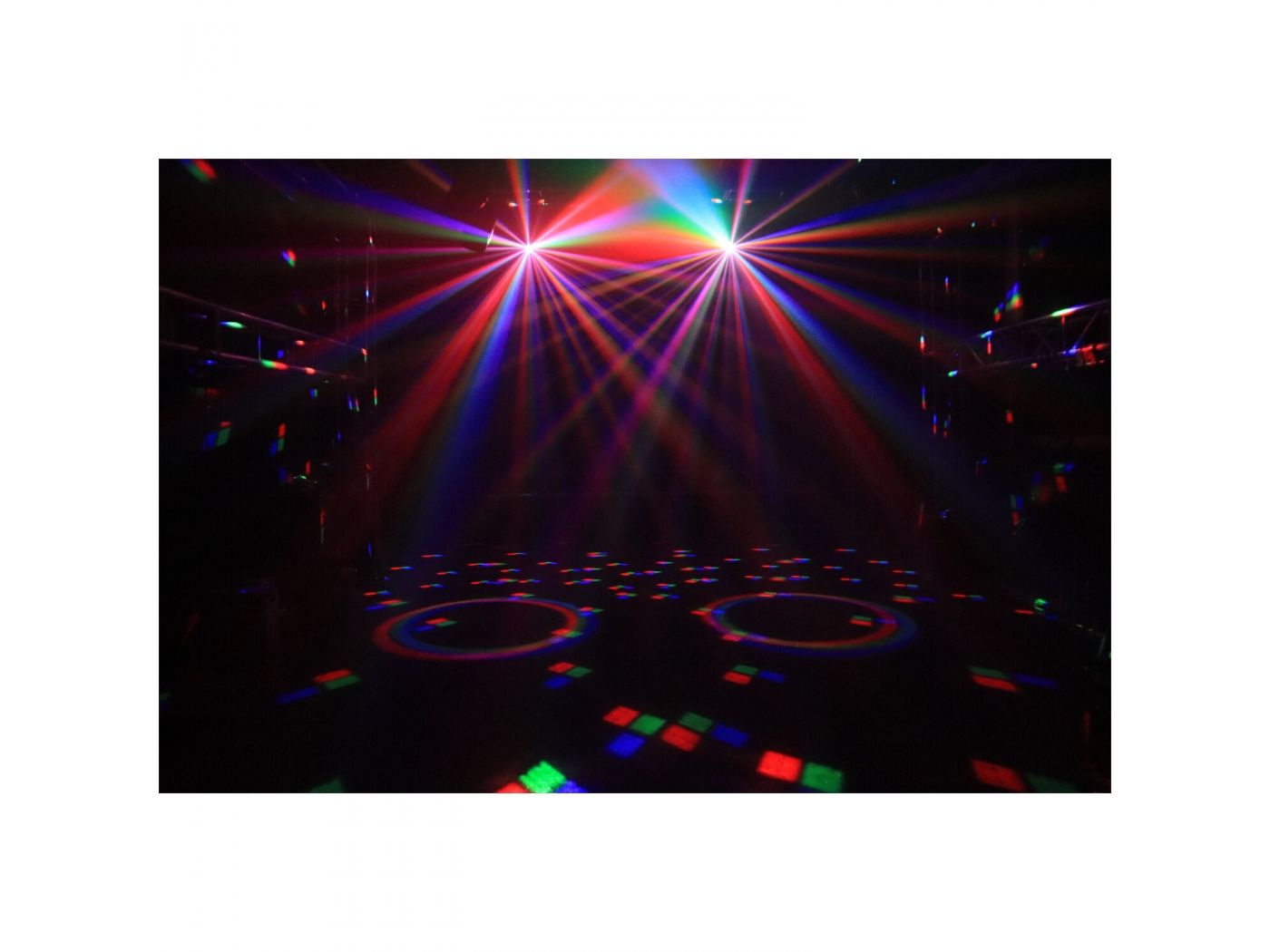 IBIZA FULLMOON EFECTO DE ILUMINACION DMX 5-EN-1 CON EFECTO WASH, UV, LASER R+G, STROBO & ASTRO - 4