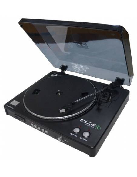 Tocadiscos  Ibiza Sound LP300 USB/SD con Grabacion - 1