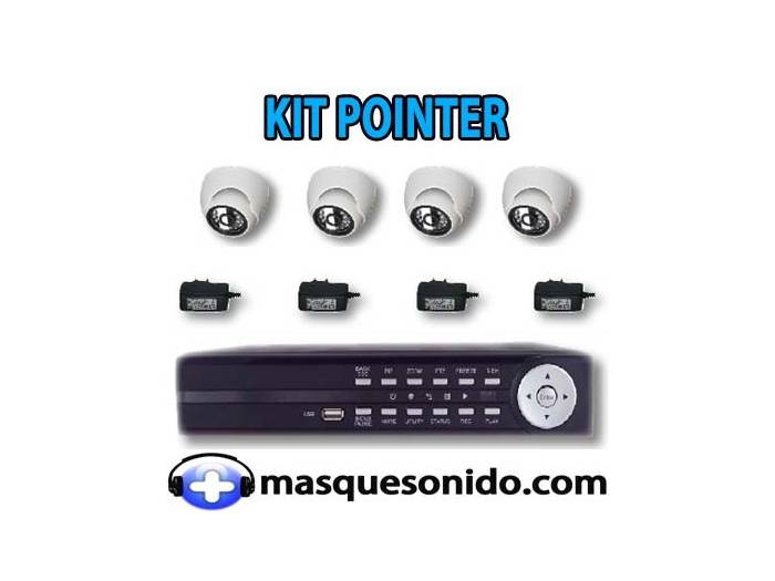 Canberra Abundantemente Barriga KIT SEGURIDAD 4 de Kits Videovigilancia