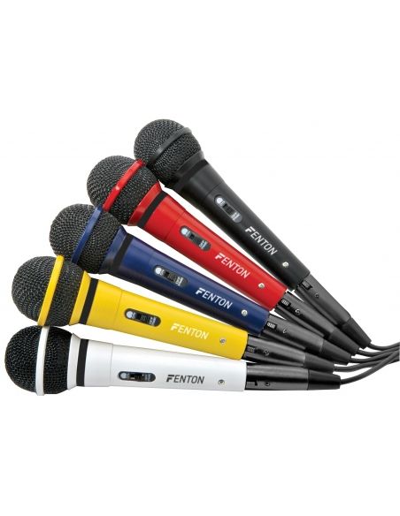 Fenton DM120 Set Karaoke de 5 micrófonos dinámicos 173123
