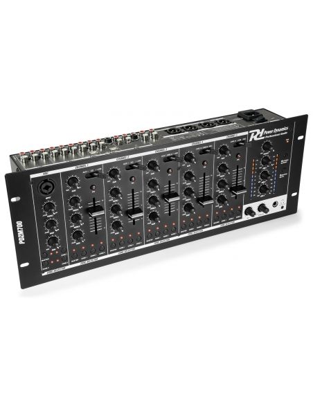 Power Dynamics PDZM700 Mezclador instalacion de 6 canales USB 4 zonas 172750 - 3