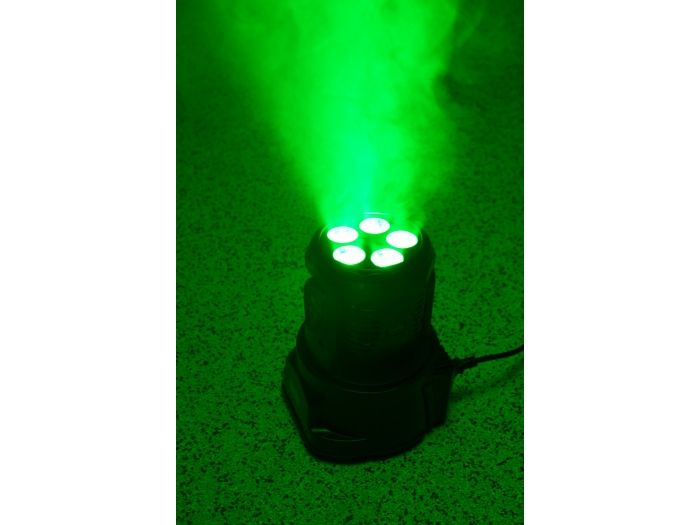 Beamz MHL90 Mini Cabeza Movil wash 5x 18W RGBAW-UV LEDs 