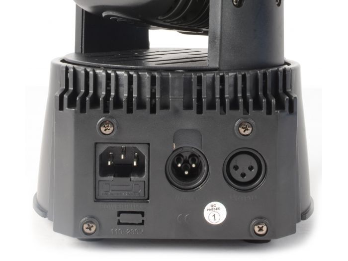 Beamz MHL90 Mini Cabeza Movil wash 5x 18W RGBAW-UV LEDs 