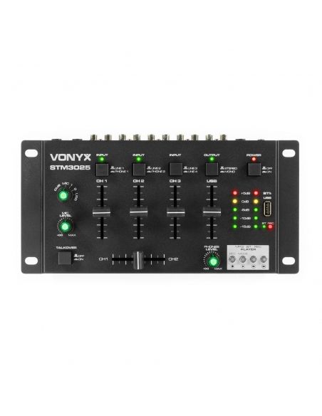 Vonyx STM3025, Mezclador 7canales USB MP3 BT 172970