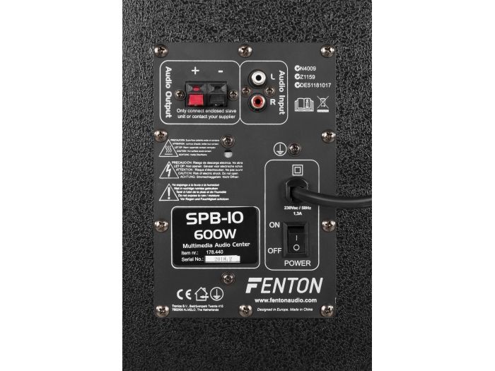 Fenton SPB-10 Conjunto altavoces PA Activos 10" BT 178440 - 7
