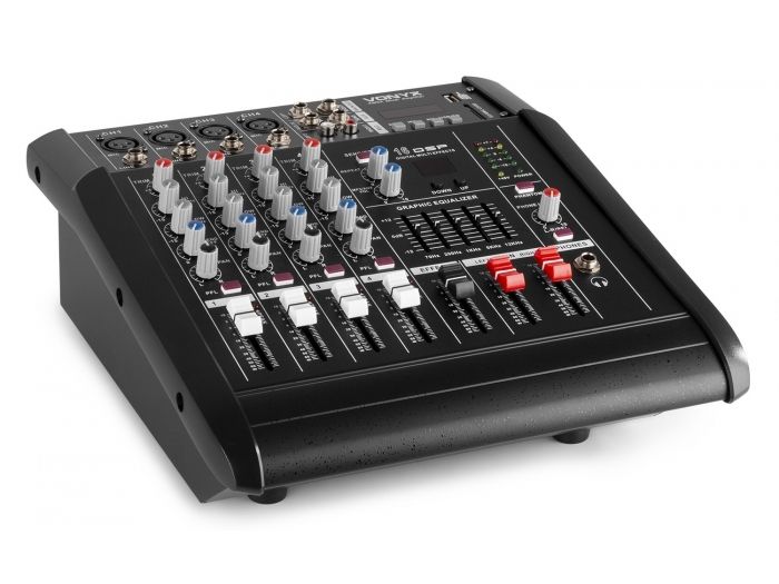 Vonyx AM5A 5 Channel Amplified Mixer BT | Mas Que Sonido