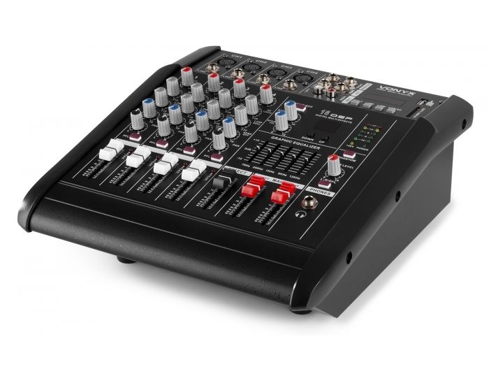 Vonyx AM5A 5 Channel Amplified Mixer BT | Mas Que Sonido