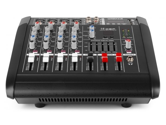 Vonyx AM5A 5 Channel Amplified Mixer BT | Mas Que Sonido