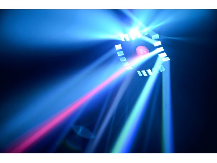 beamZ Cub4 II LED 2 x 10W Quad + 64 RGB DMX IR mando 153701 - 8