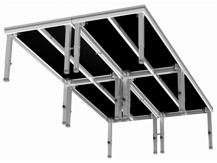 Power Dynamics 750LTL4 Garra pata a pata para tarimas (para 4 patas) 182132 - 2