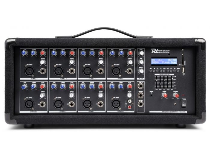 Power Dynamics PDM-C805A Mezclador 8 canales con amplificador