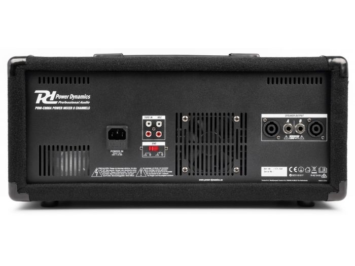 Power Dynamics PDM-C805A Mezclador 8 canales con amplificador