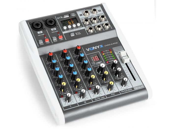Vonyx VMM-K402 Mezclador de directo 4 canales con DSP 172585