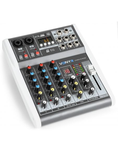 Vonyx VMM-K402 Mezclador de directo 4 canales con DSP 172585