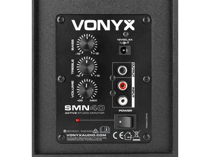 Vonyx SMN40B Monitor Estudio Activo 4" Pareja 178968 - 6