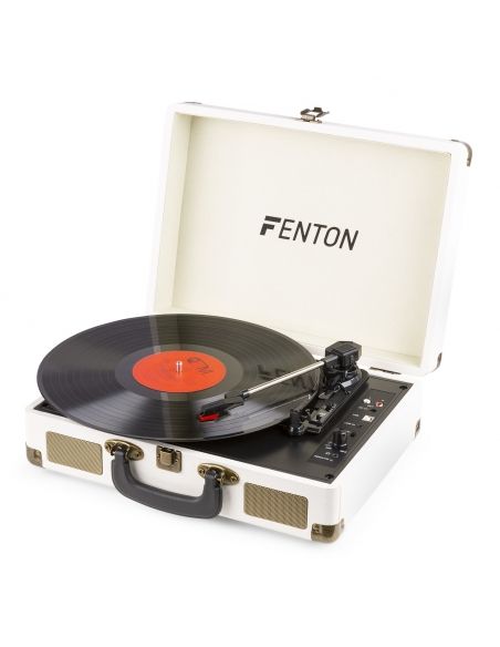 Fenton RP115G Maleta reproductor giradiscos con BT Creme 102112 - 4