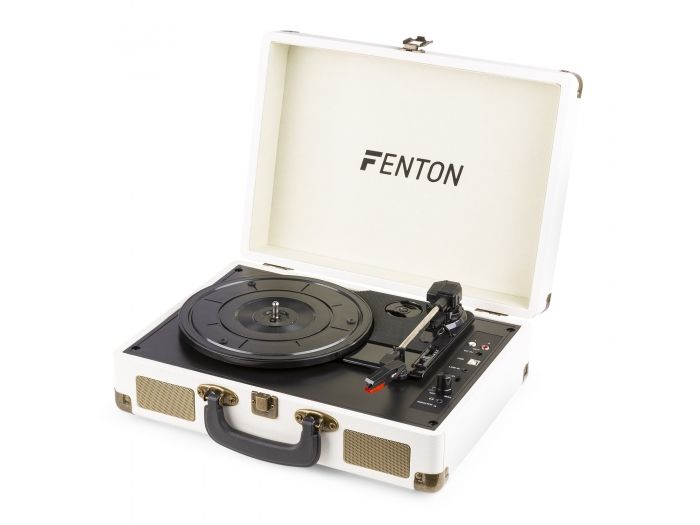 Fenton RP115G Maleta reproductor giradiscos con BT Creme 102112 - 5