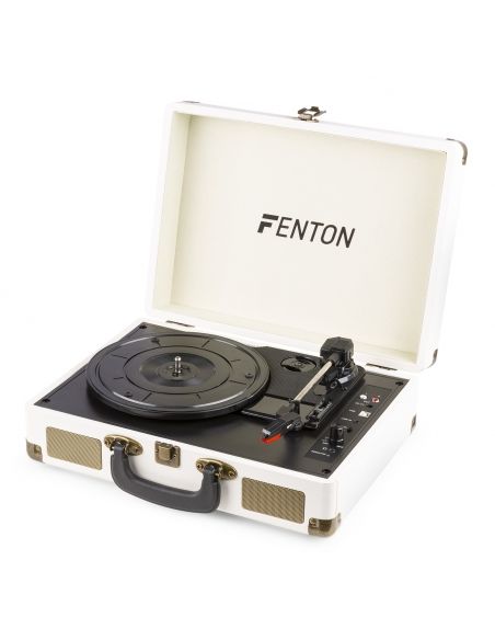 Fenton RP115G Maleta reproductor giradiscos con BT Creme 102112 - 5